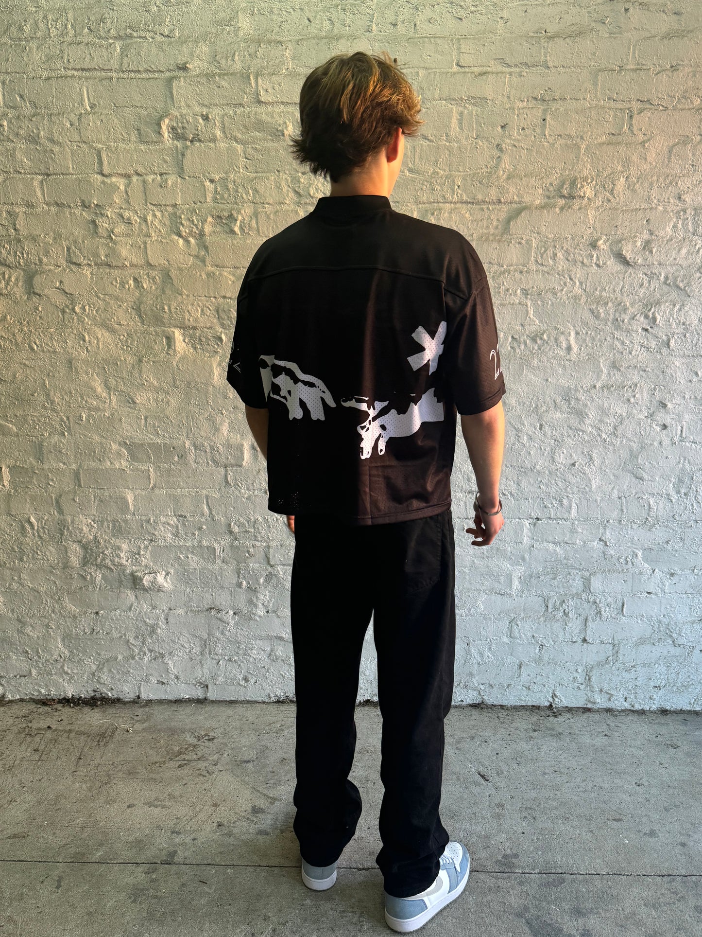 Hiddn Archive Cropped Varsity Jersey