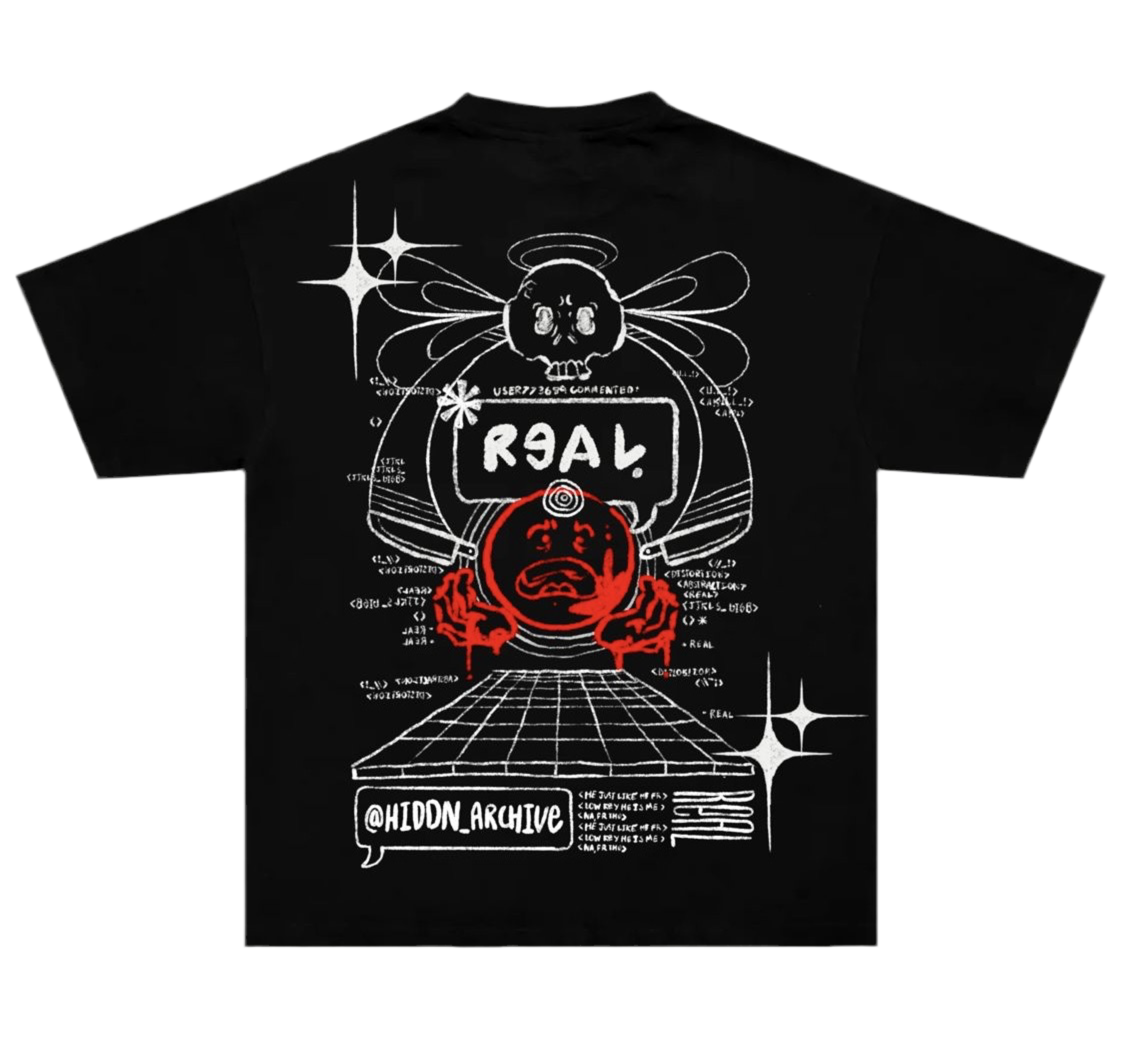 “Real” Graphic Vintage Wash Tee