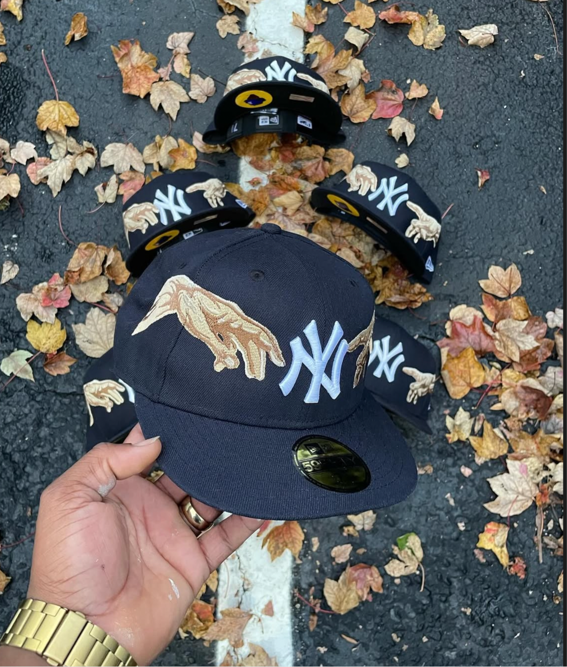 Hiddn Hands Yankee Cap