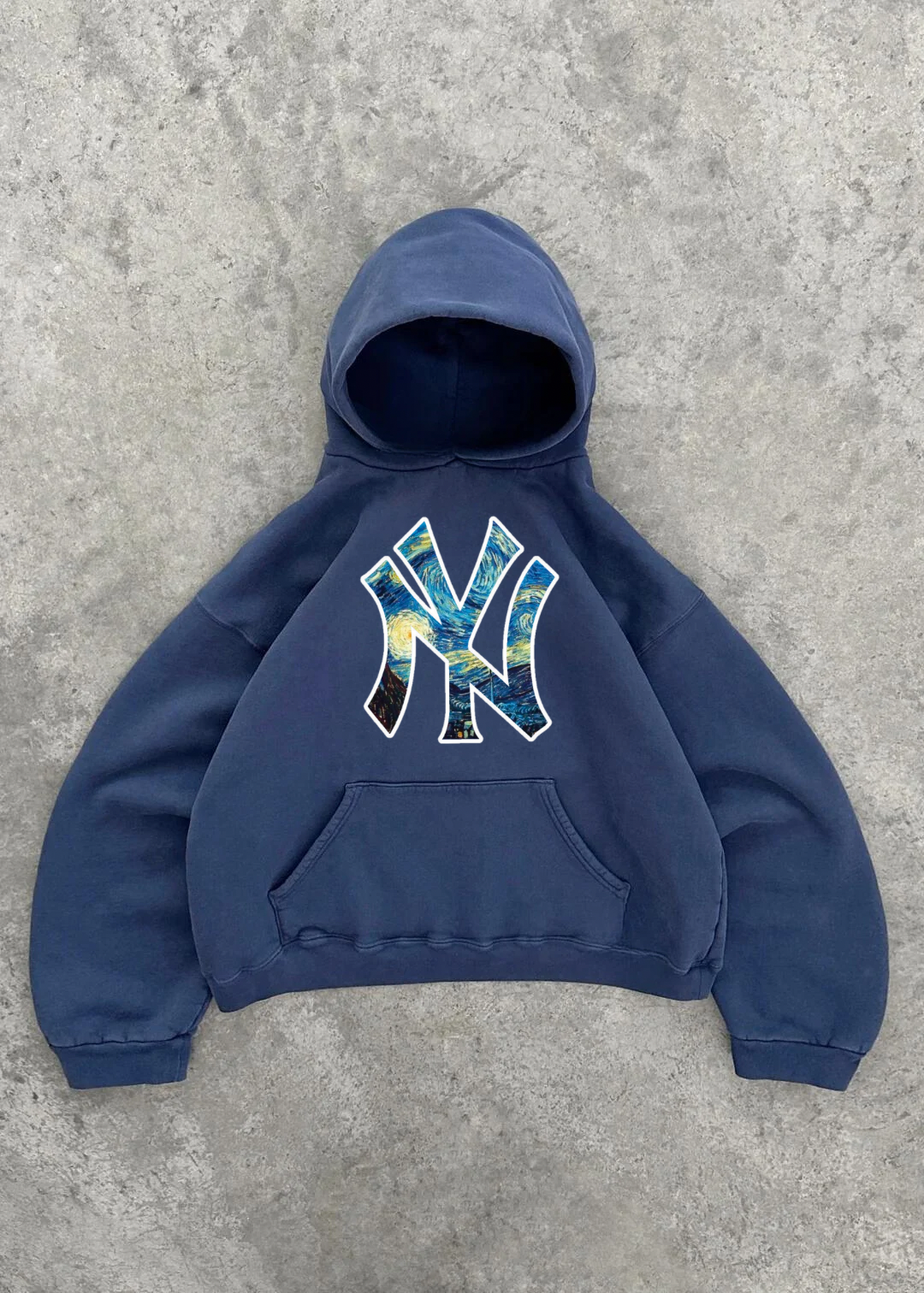 Heavy Weight Starry Night Yankees Hoodie