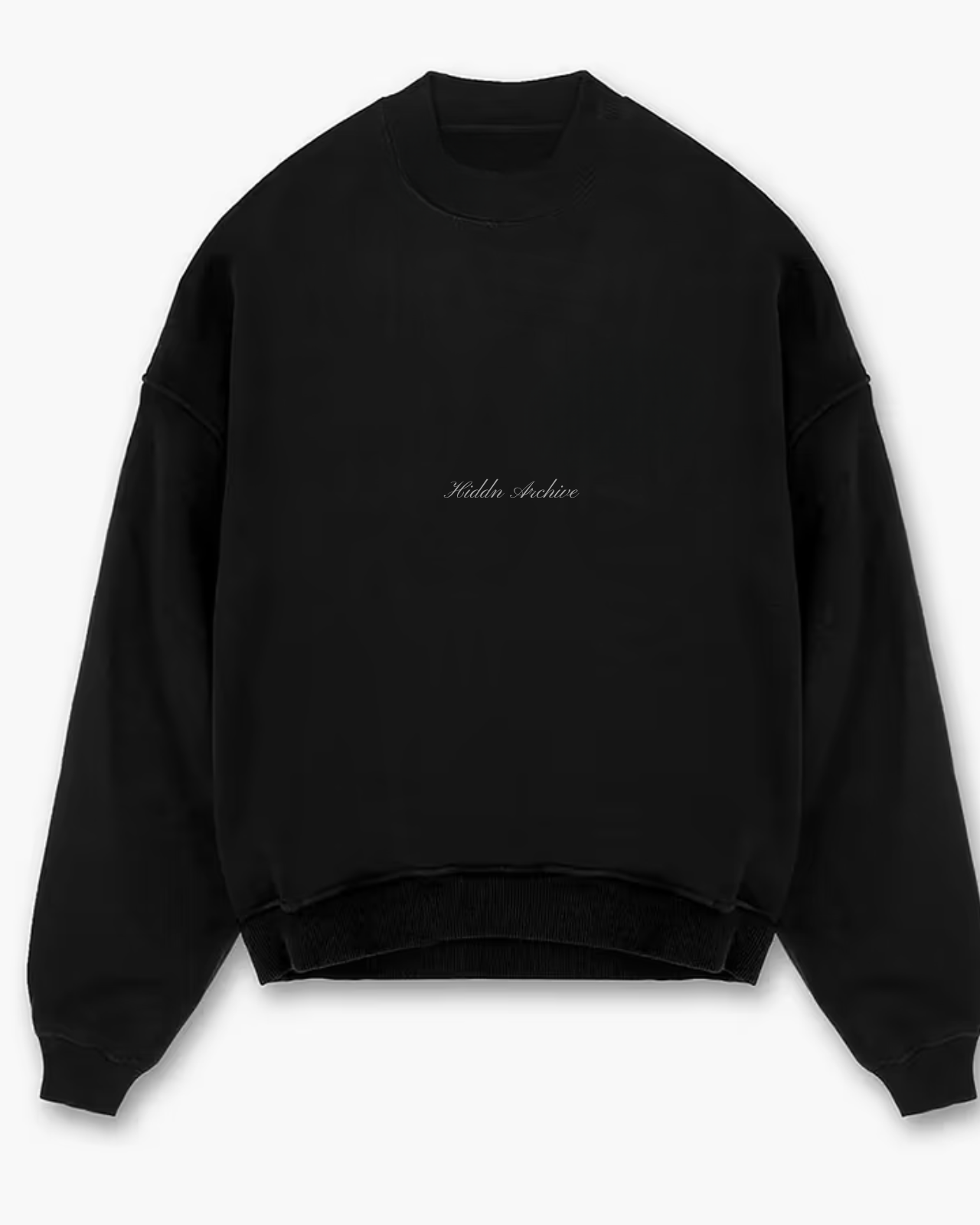 Hiddn Archive Classic Black Sweater