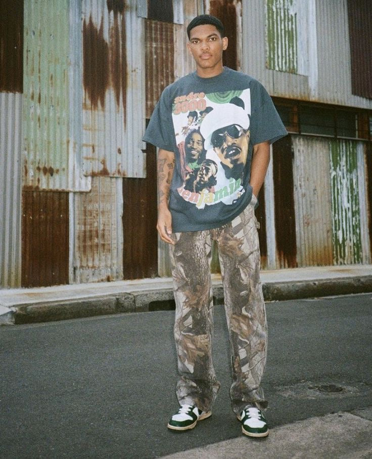 Hiddn Camouflage Baggy Pants