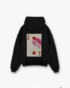 Playing Card Kisses Hiddn Hoodie