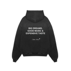 “Big Dreams” Black Fade Hiddn Hoodie