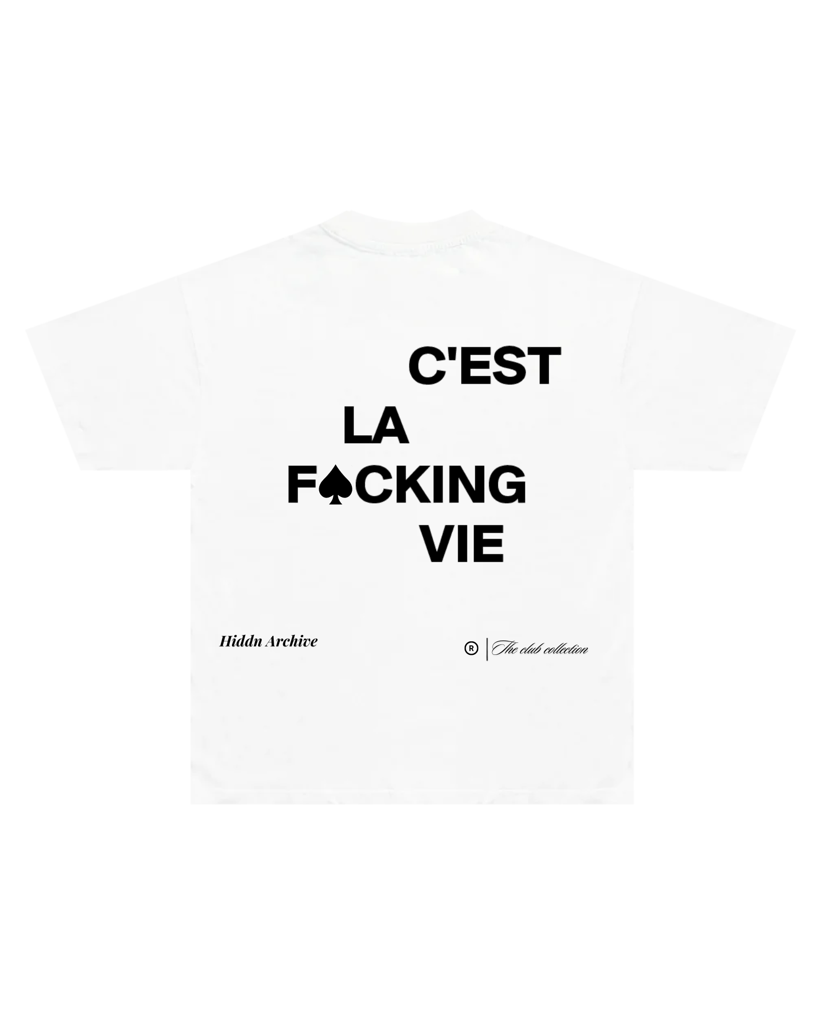 “Cest la vie” Over Sized Graphic Tee