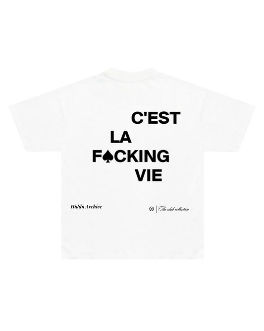 “Cest la vie” Over Sized Graphic Tee