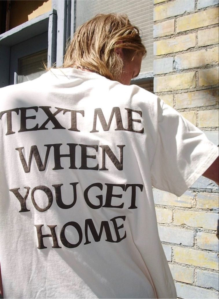 “Text me” Hiddn tees