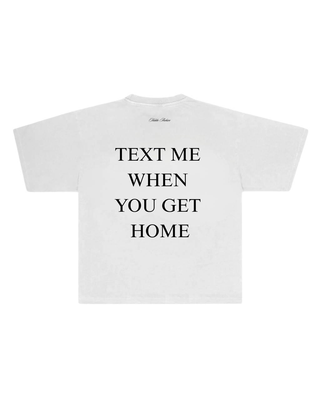 “Text me” Hiddn tees