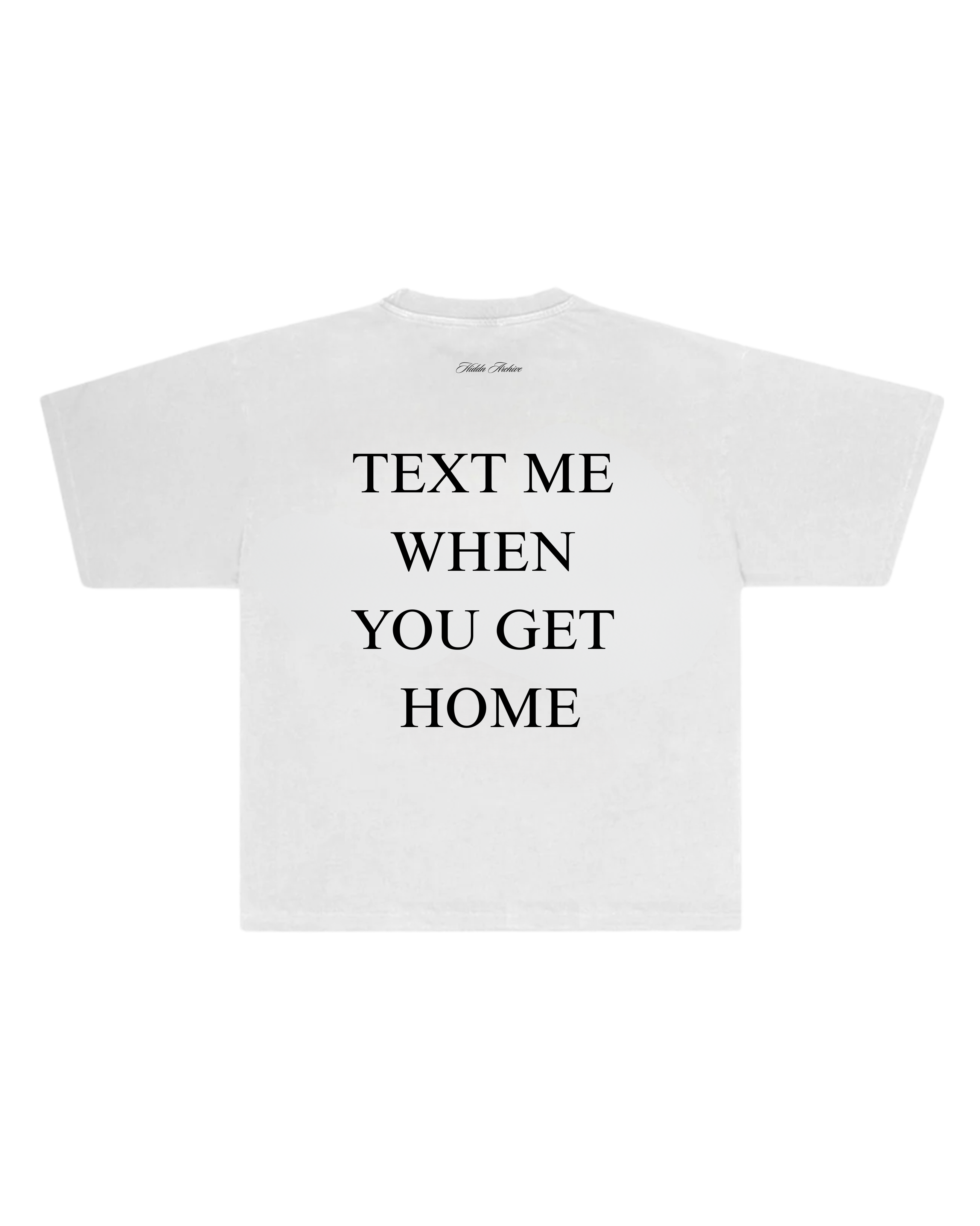 “Text me” Hiddn tees