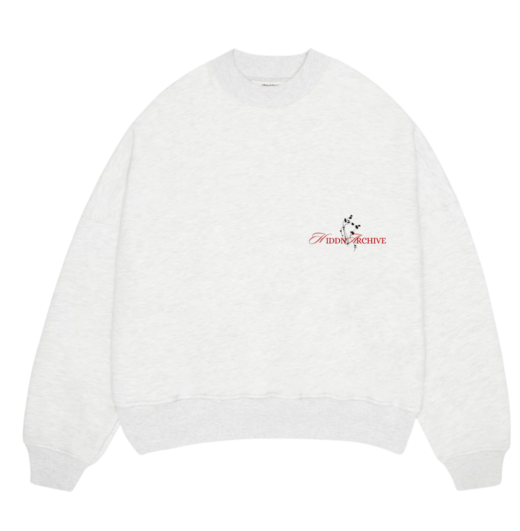 “To whom” Grey Sweater