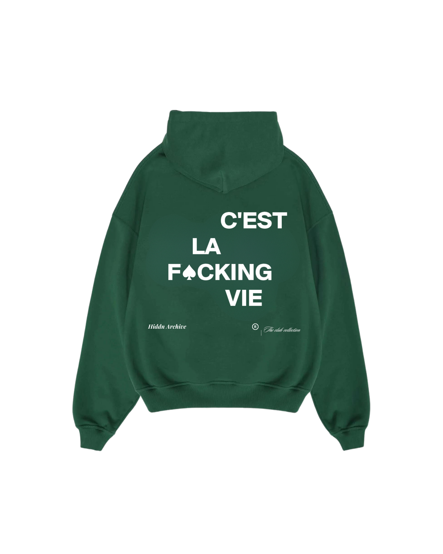 “Cest la” Hiddn Heavy Weight Hoodie