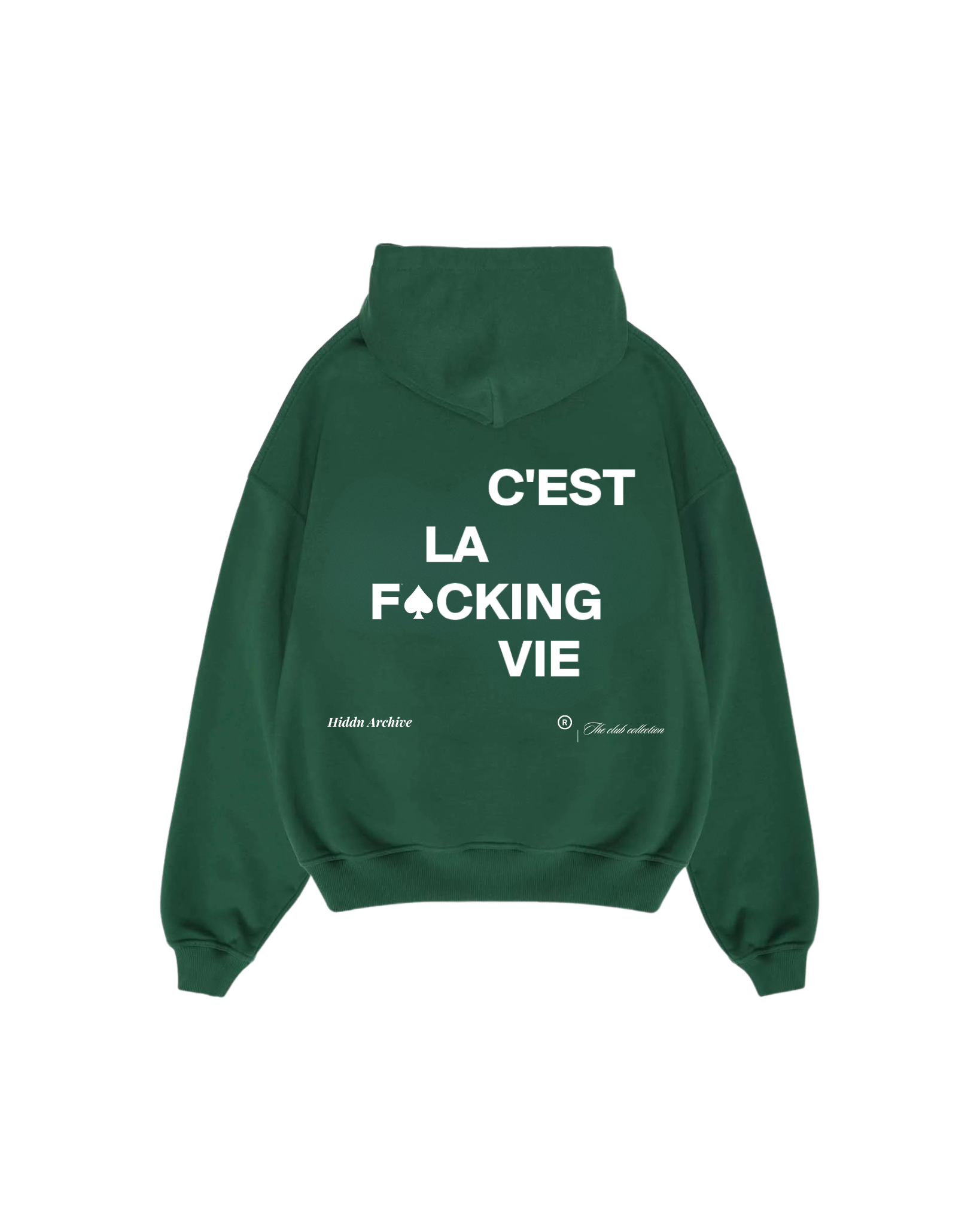 “Cest la” Hiddn Heavy Weight Hoodie