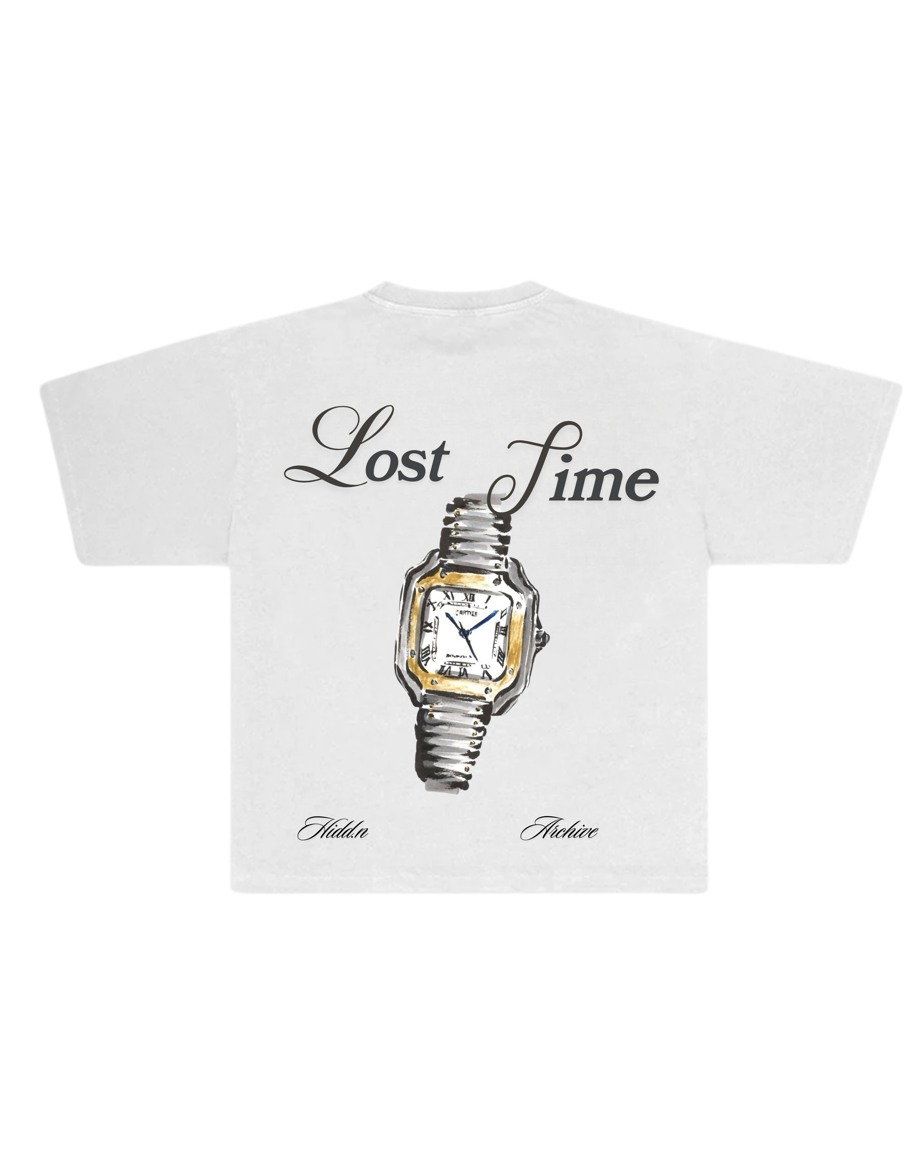 Hiddn “Lost Time” Blue Graphic Tee