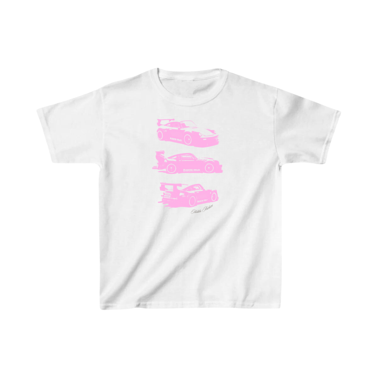 Pink Hiddn Car Baby Tee