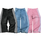 Hiddn Striped Unisex Baggy Jeans