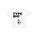 “Type Shi” Hiddn Graphic Tee in White