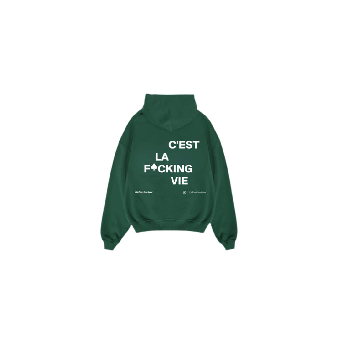 “Cest la” Hiddn Heavy Weight Hoodie