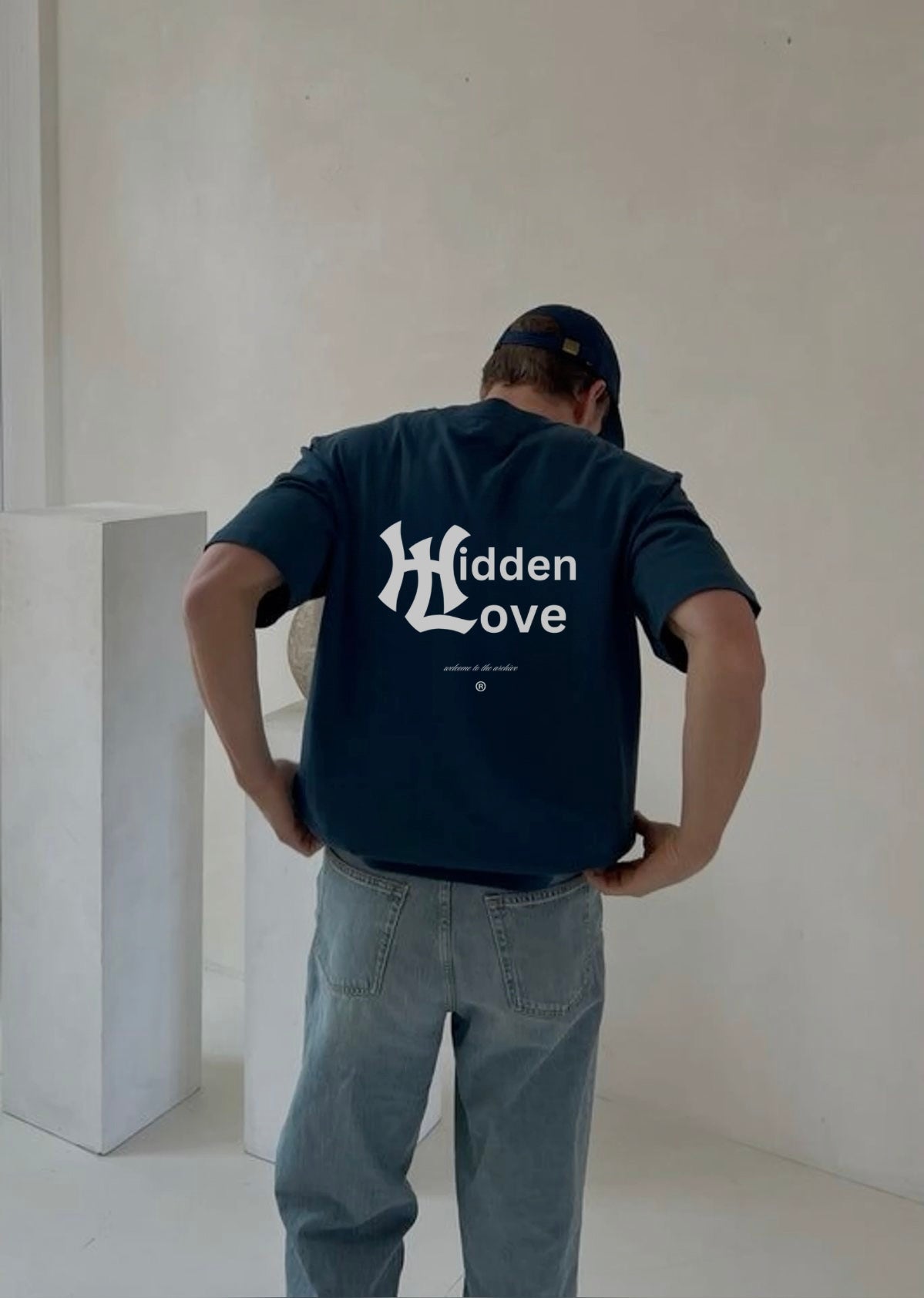 Yankees “Hiddn Love” Blue Tee