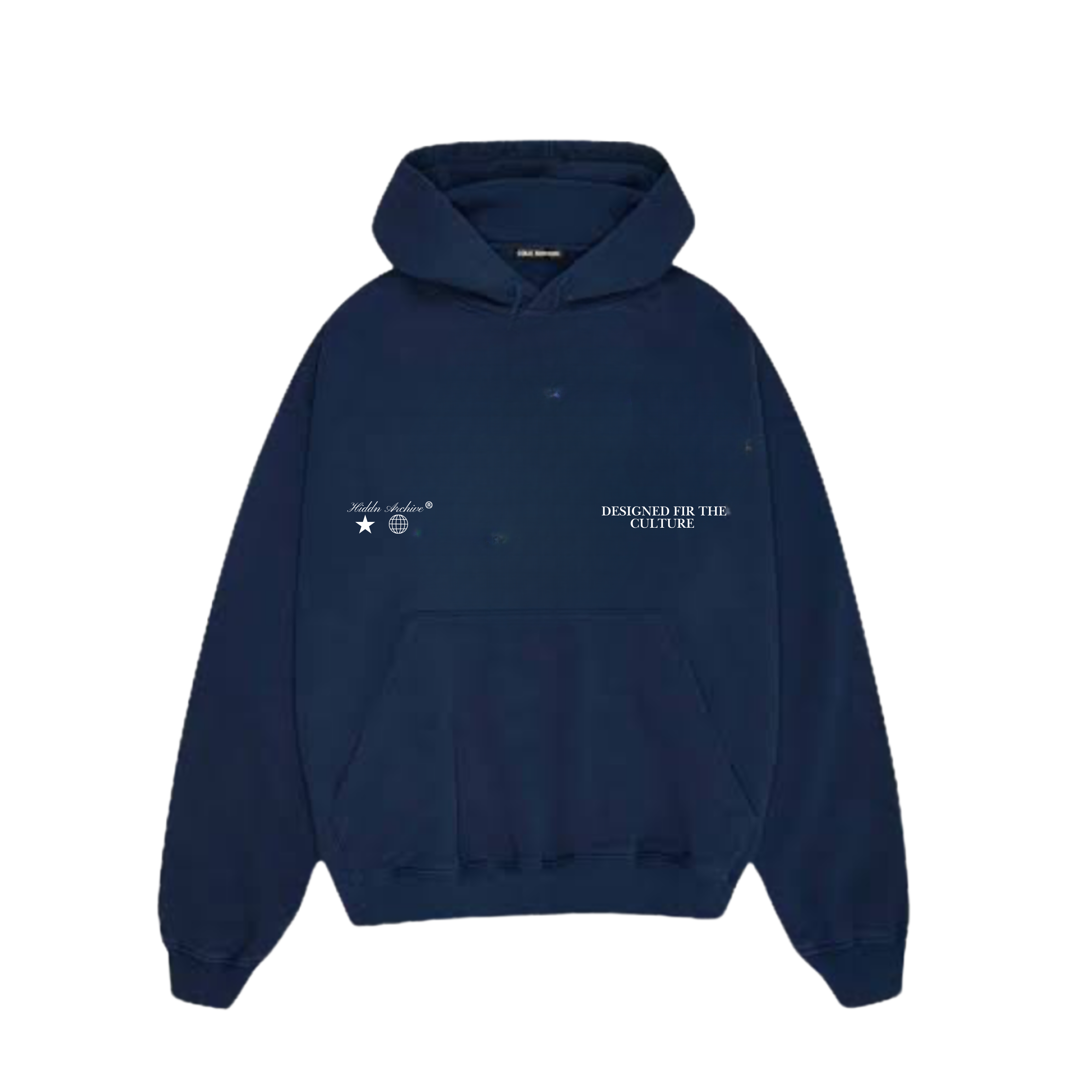 Hiddn “Cheetah Lighter” Navy Hoodie