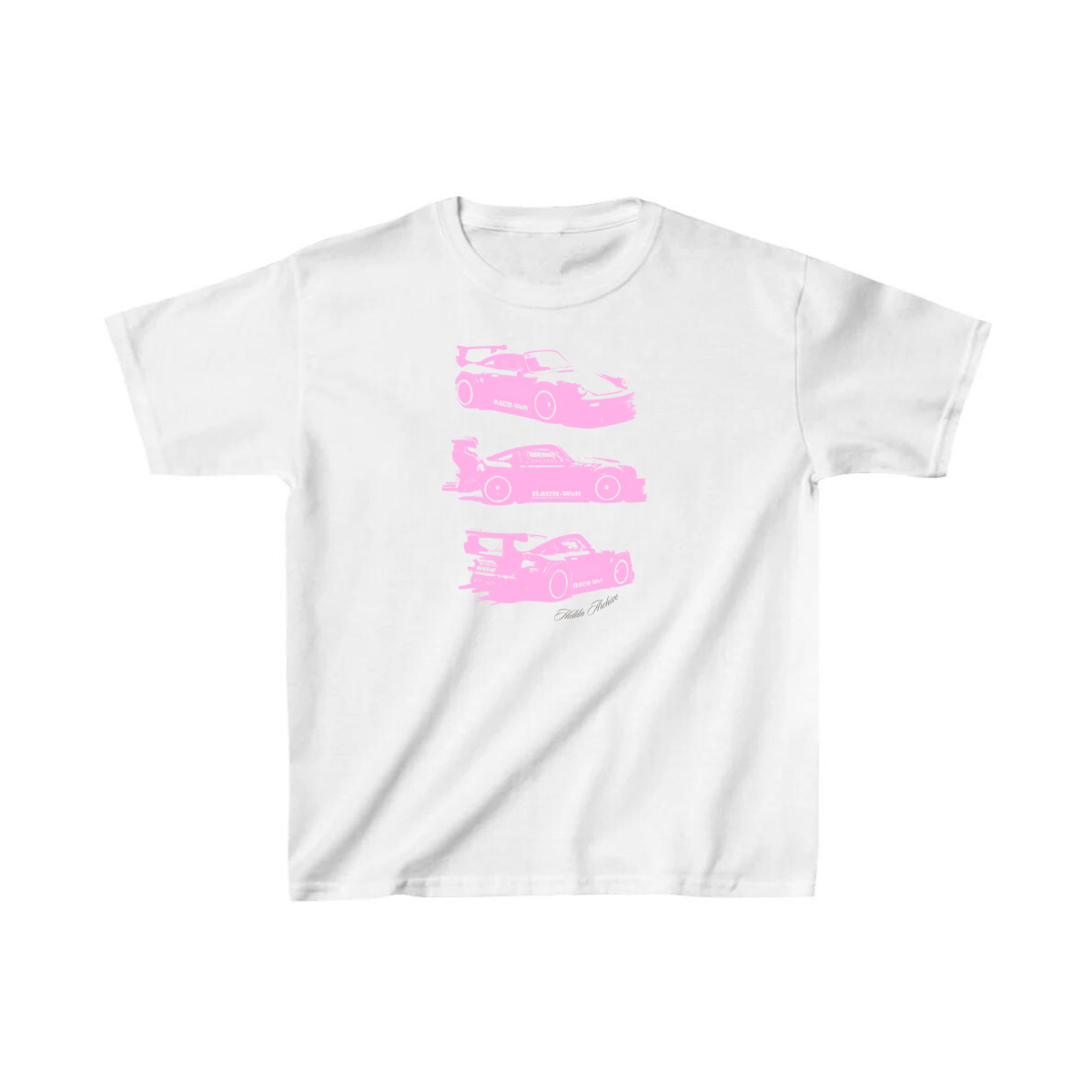 Pink Hiddn Car Baby Tee