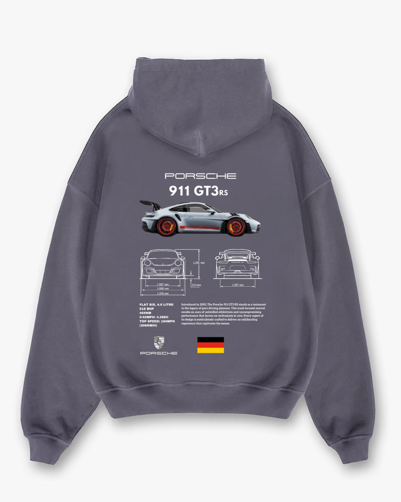 “Porsche Industry” Hiddn Heavy Weight Hoodie