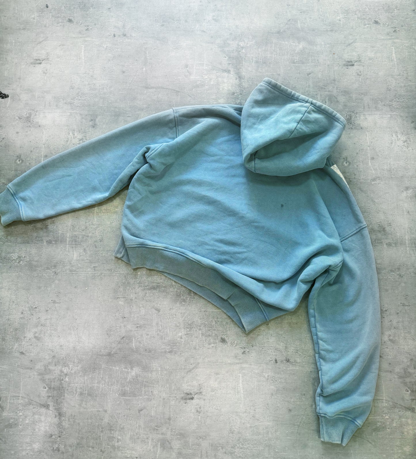 "Archive" Blue Fade Heavy Weight Hoodie