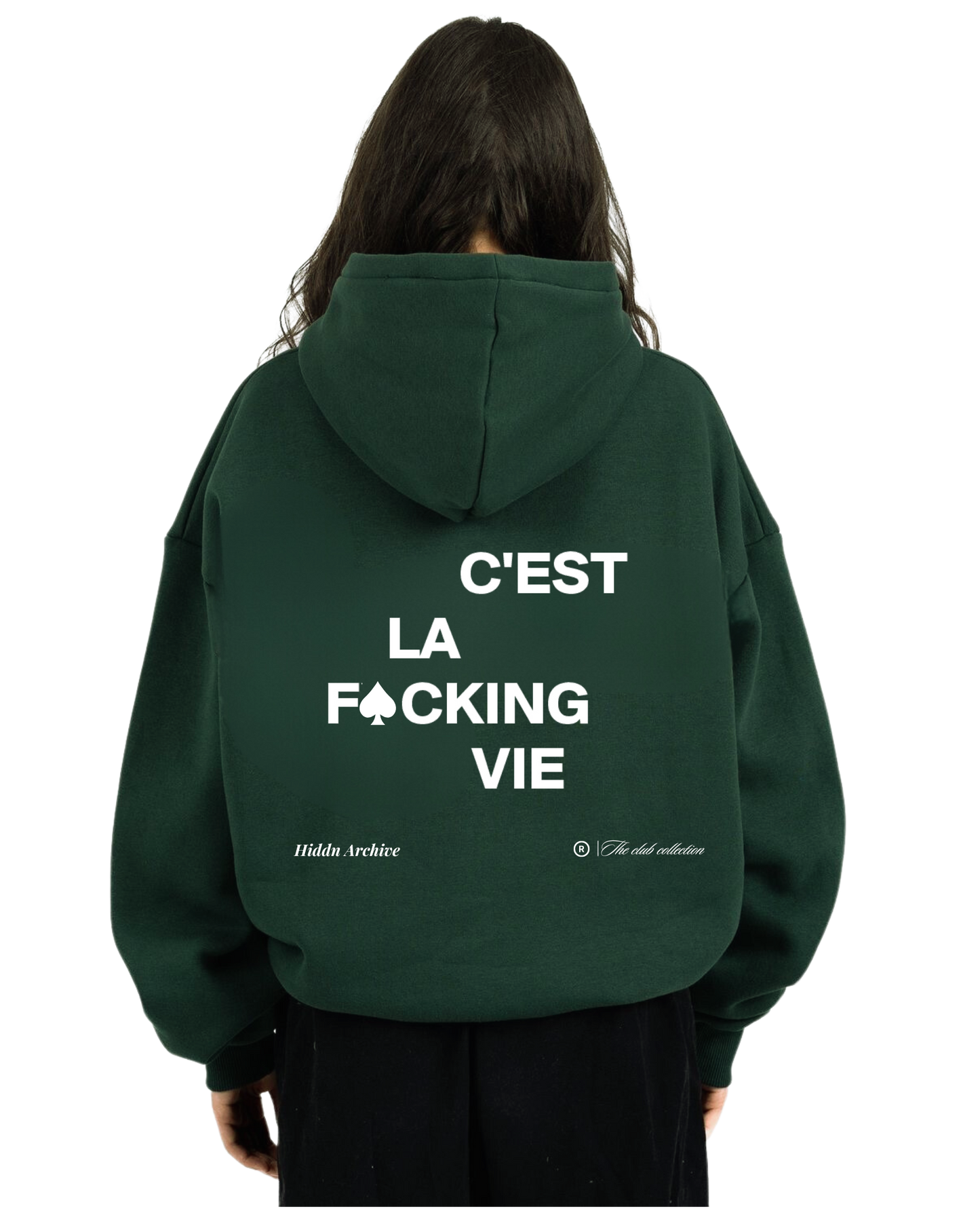 “Cest la” Hiddn Heavy Weight Hoodie