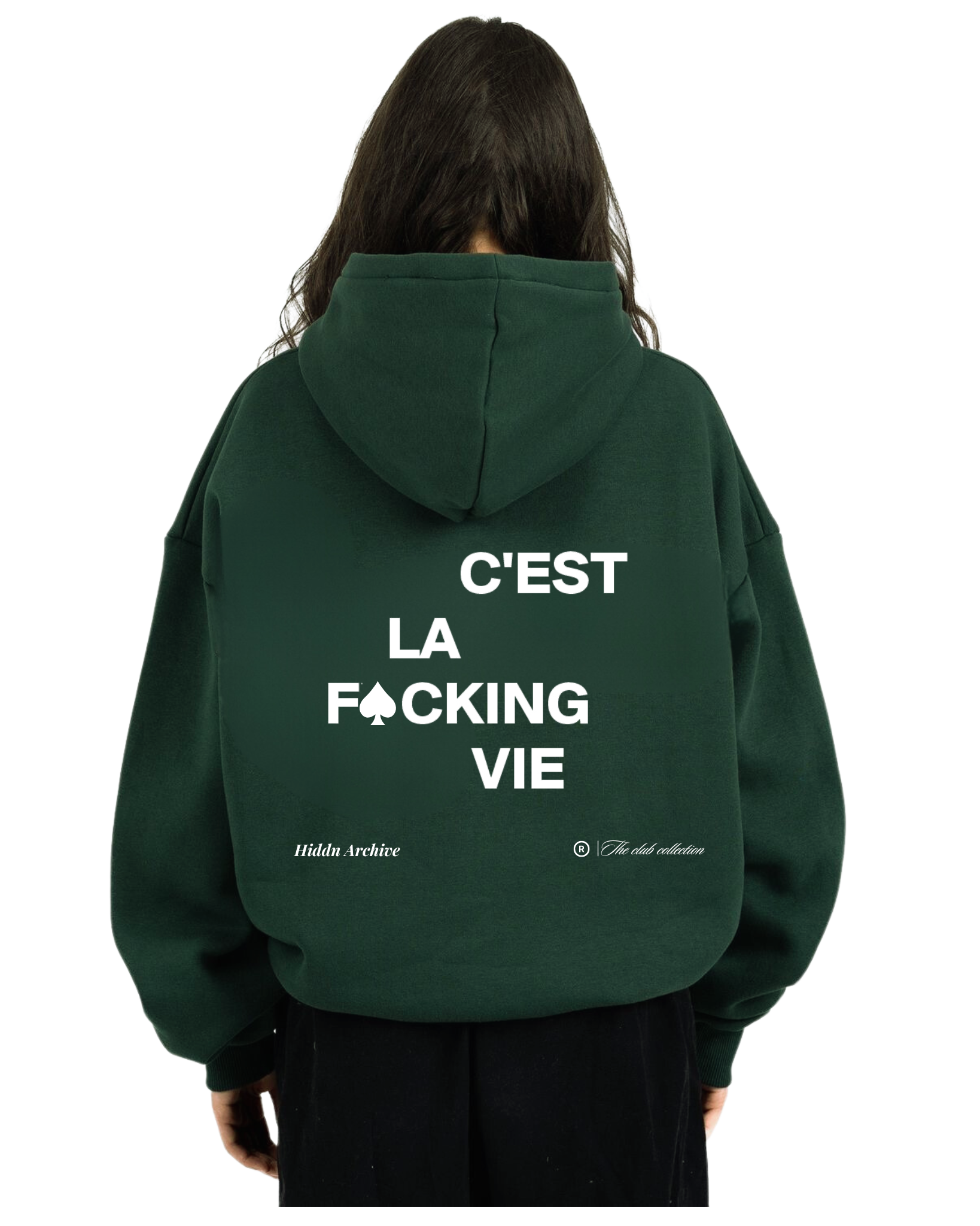 “Cest la” Hiddn Heavy Weight Hoodie