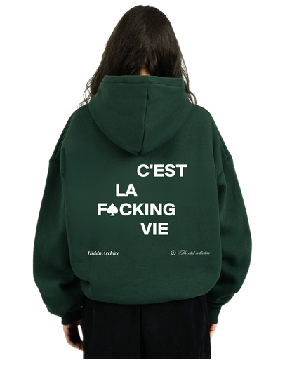 “Cest la” Hiddn Heavy Weight Hoodie