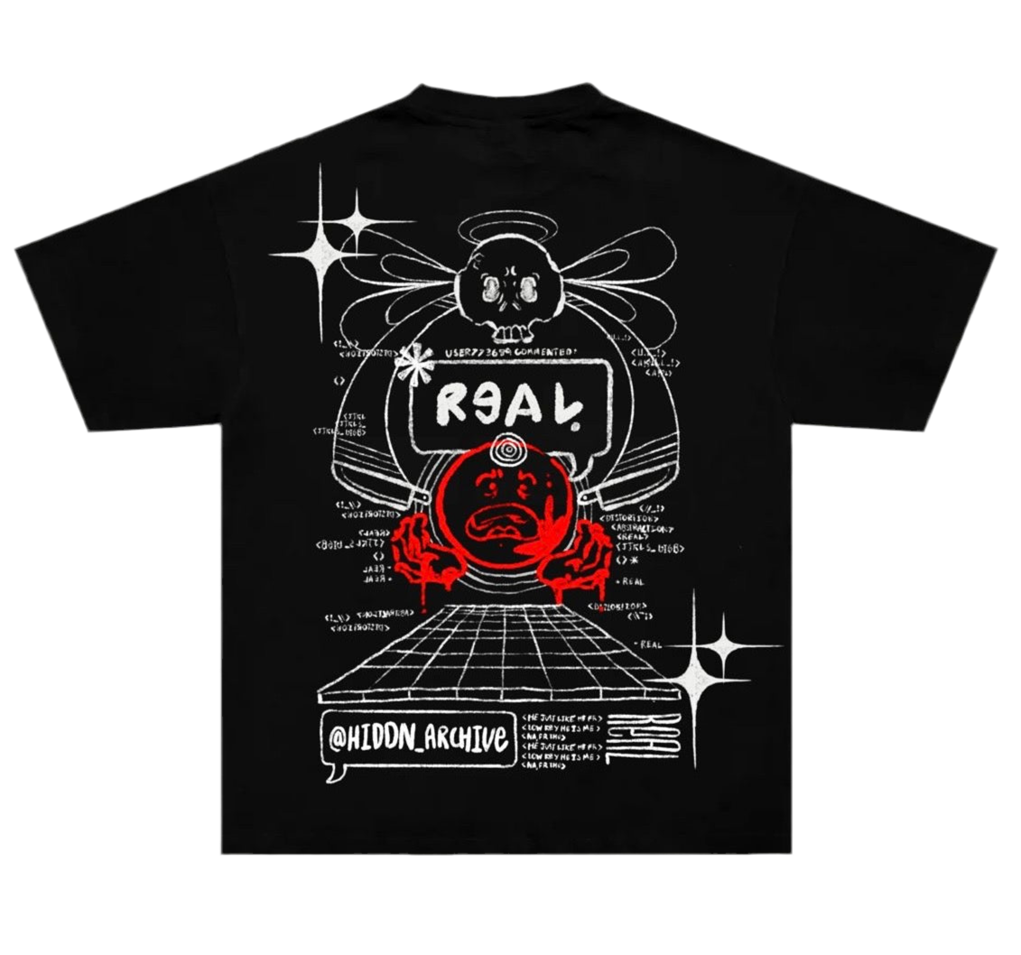 “Real” Graphic Vintage Wash Tee