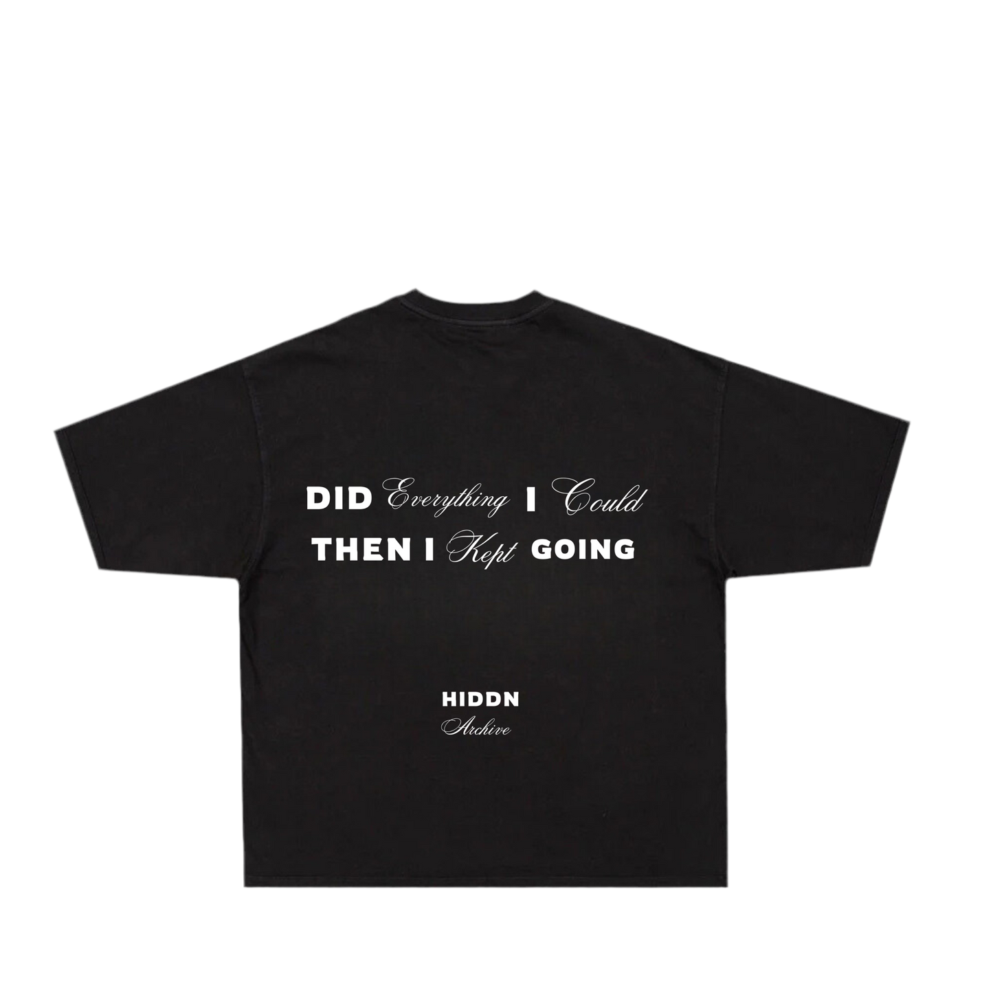 “Did everything i could” Hiddn Tee