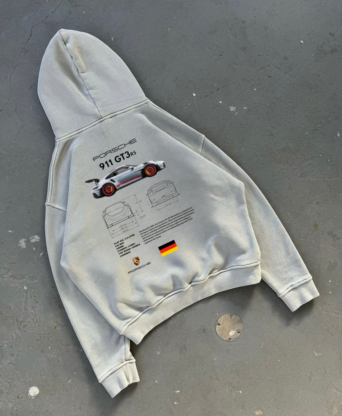 “Porsche Industry” Hiddn Heavy Weight Hoodie