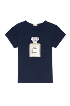 Hiddn Scent Baby Tee Navy blue