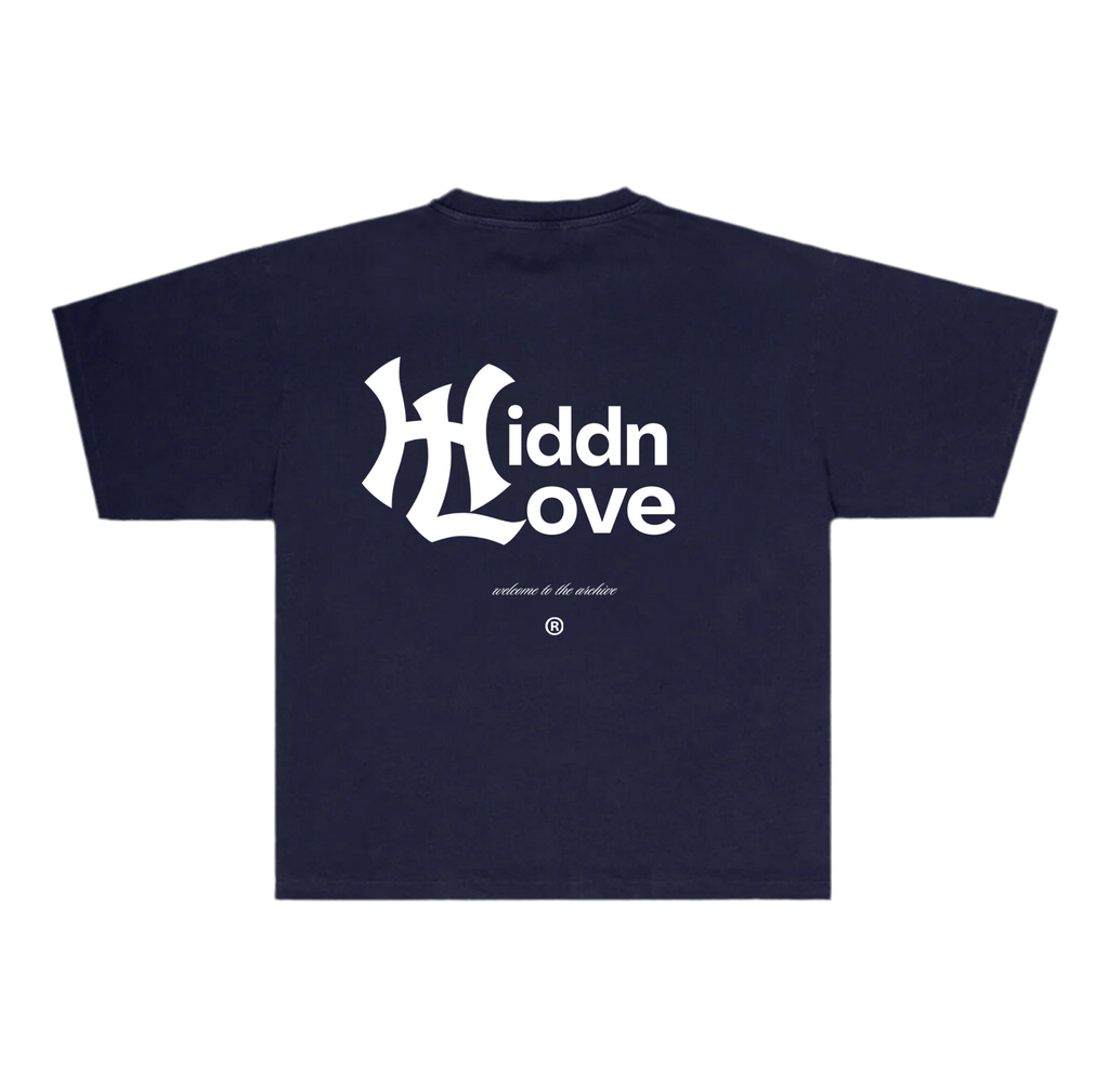 Yankees “Hiddn Love” Blue Tee