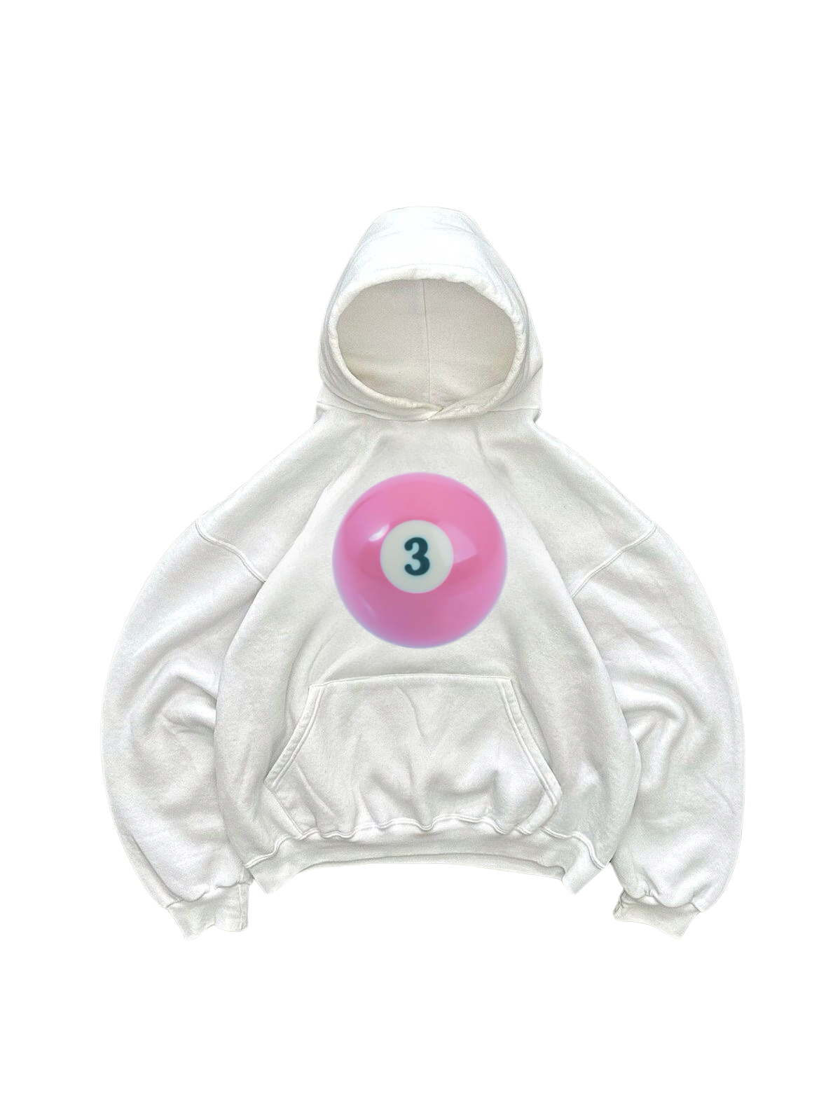 Hiddn Pink Billaird Ball Hoodie