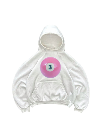 Hiddn Pink Billaird Ball Hoodie