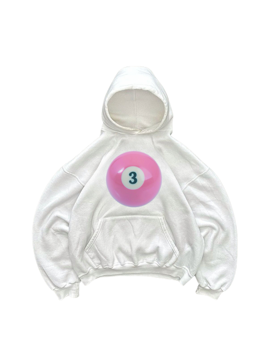 Hiddn Pink Billaird Ball Hoodie