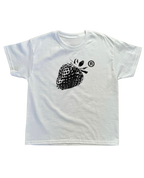 Blackout strawberry Baby Tee