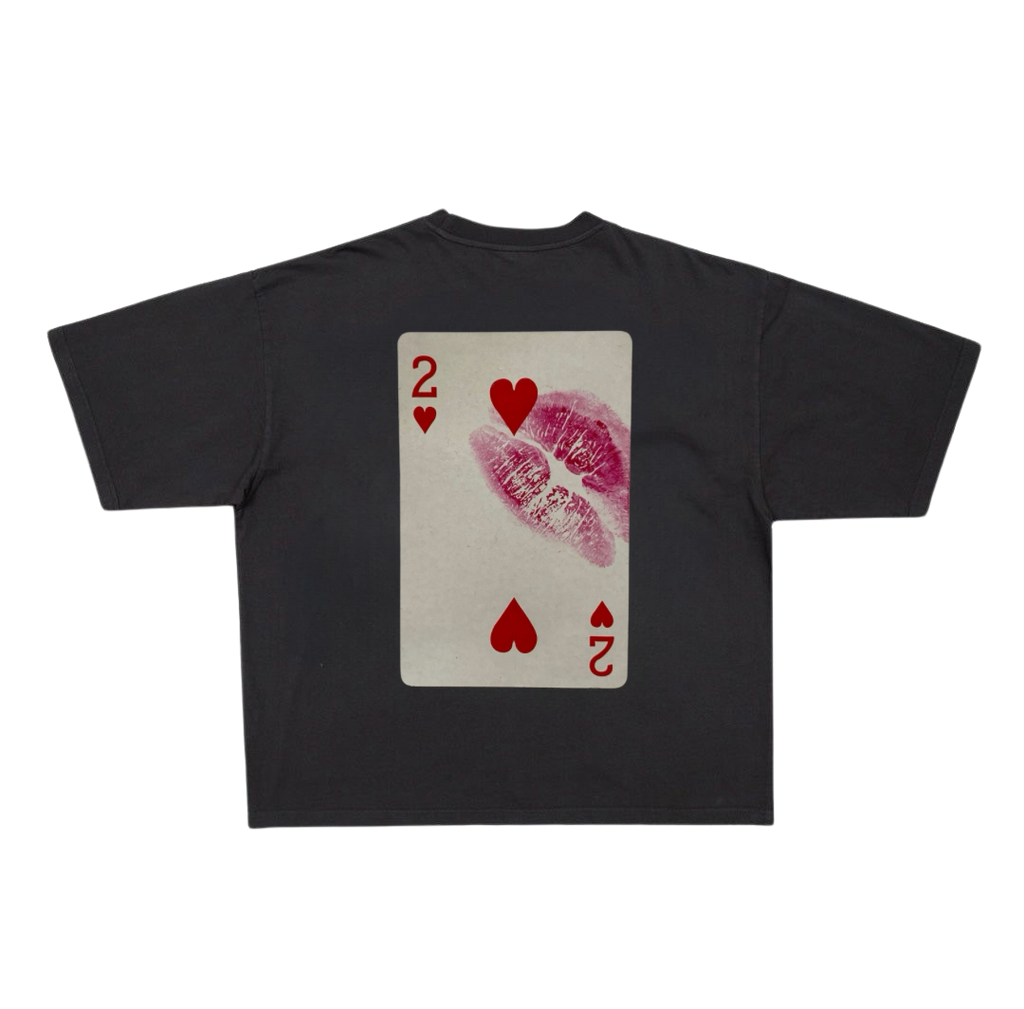 Playing Card Kiss Tee