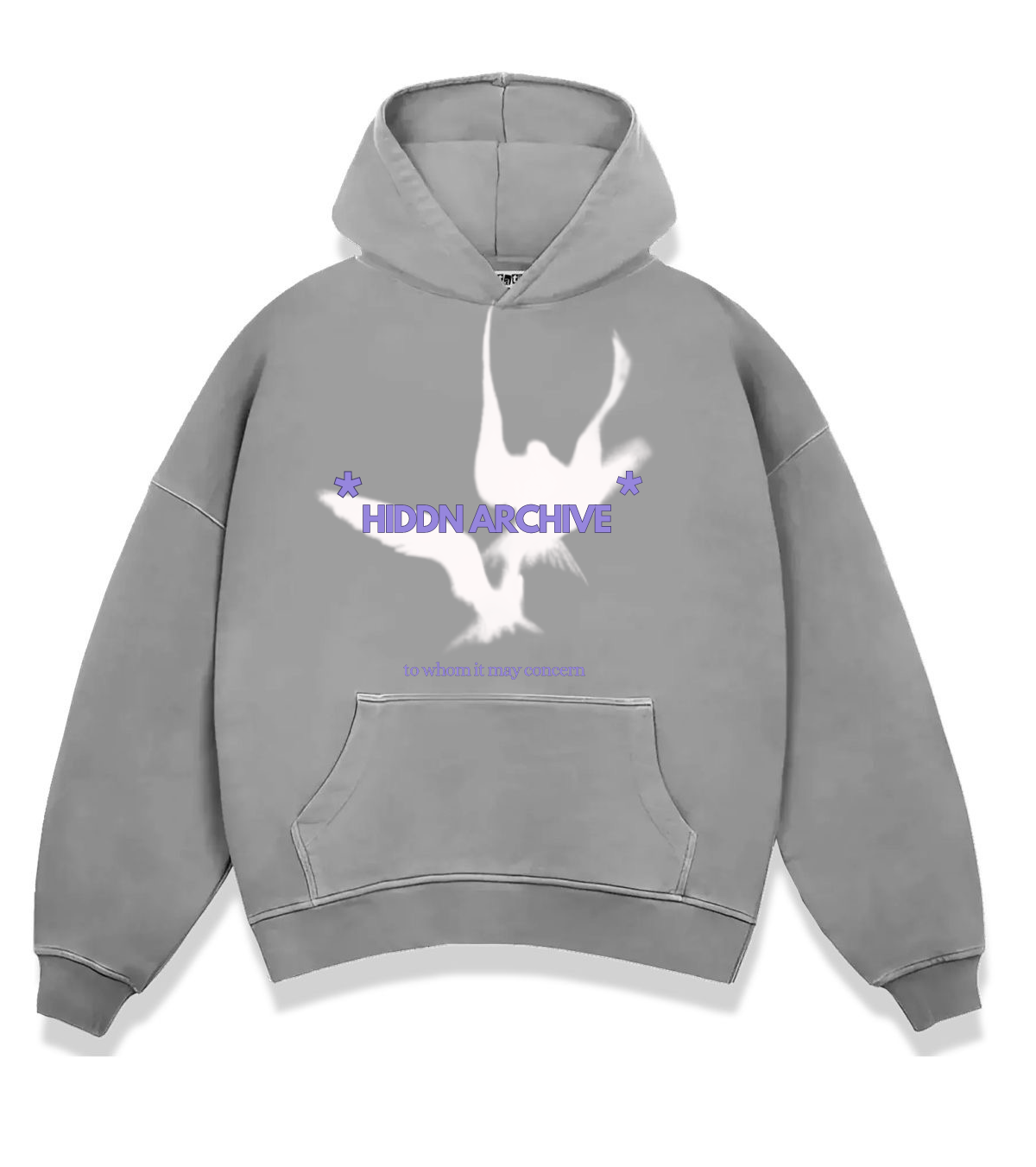 Hiddn Archive Grey Fade Hoodie