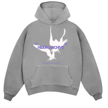 Hiddn Archive Grey Fade Hoodie