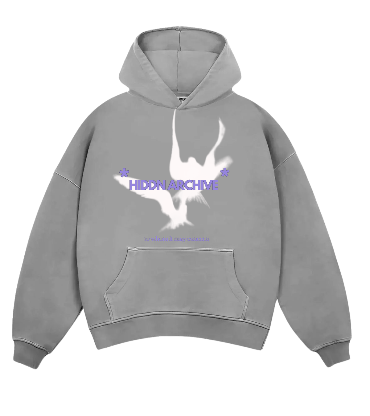 Hiddn Archive Grey Fade Hoodie