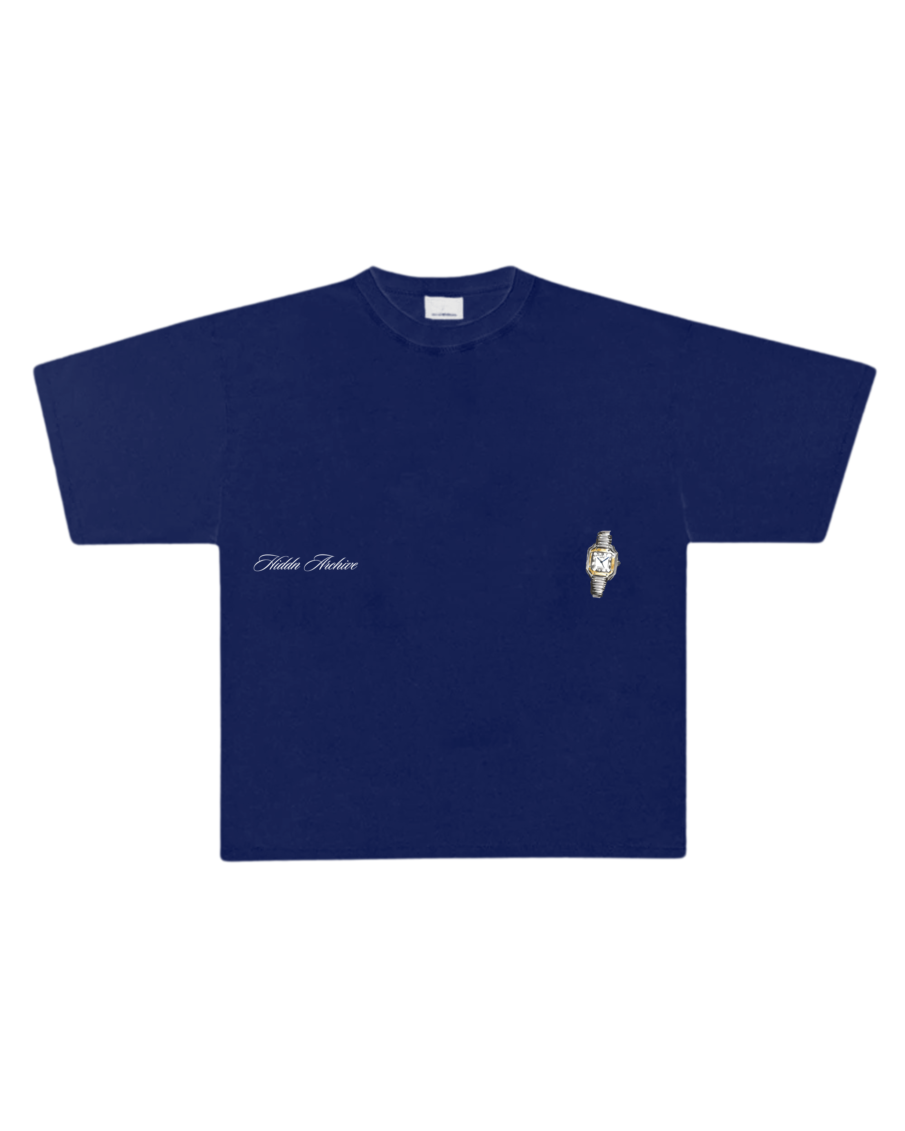 Hiddn “Lost Time” Blue Graphic Tee