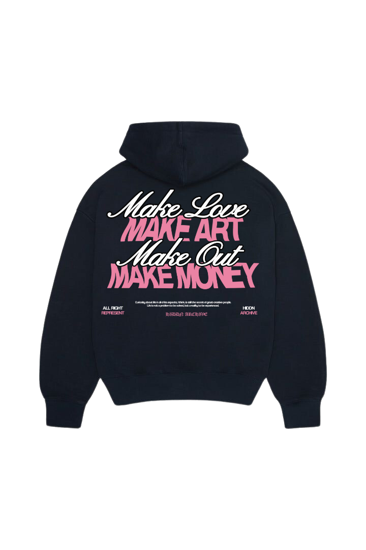 “Make Love”  Graphic Heavy Weight Hoodie