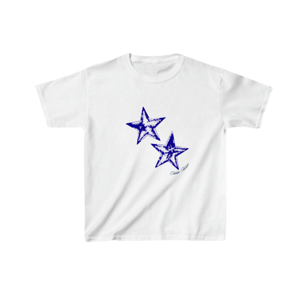 Blue Star Hiddn Baby Tees