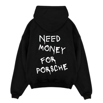 Hiddn “Need money for Porsche” Heavy Weight Hoodie