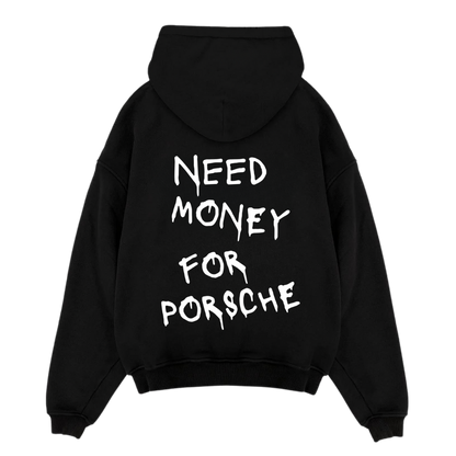 Hiddn “Need money for Porsche” Heavy Weight Hoodie