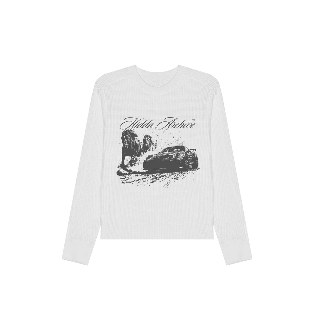 Hiddn “Horse power” Long sleeve tee