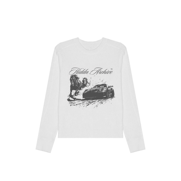 Hiddn “Horse power” Long sleeve tee