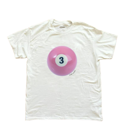 Pink 3 Ball Baby Tee